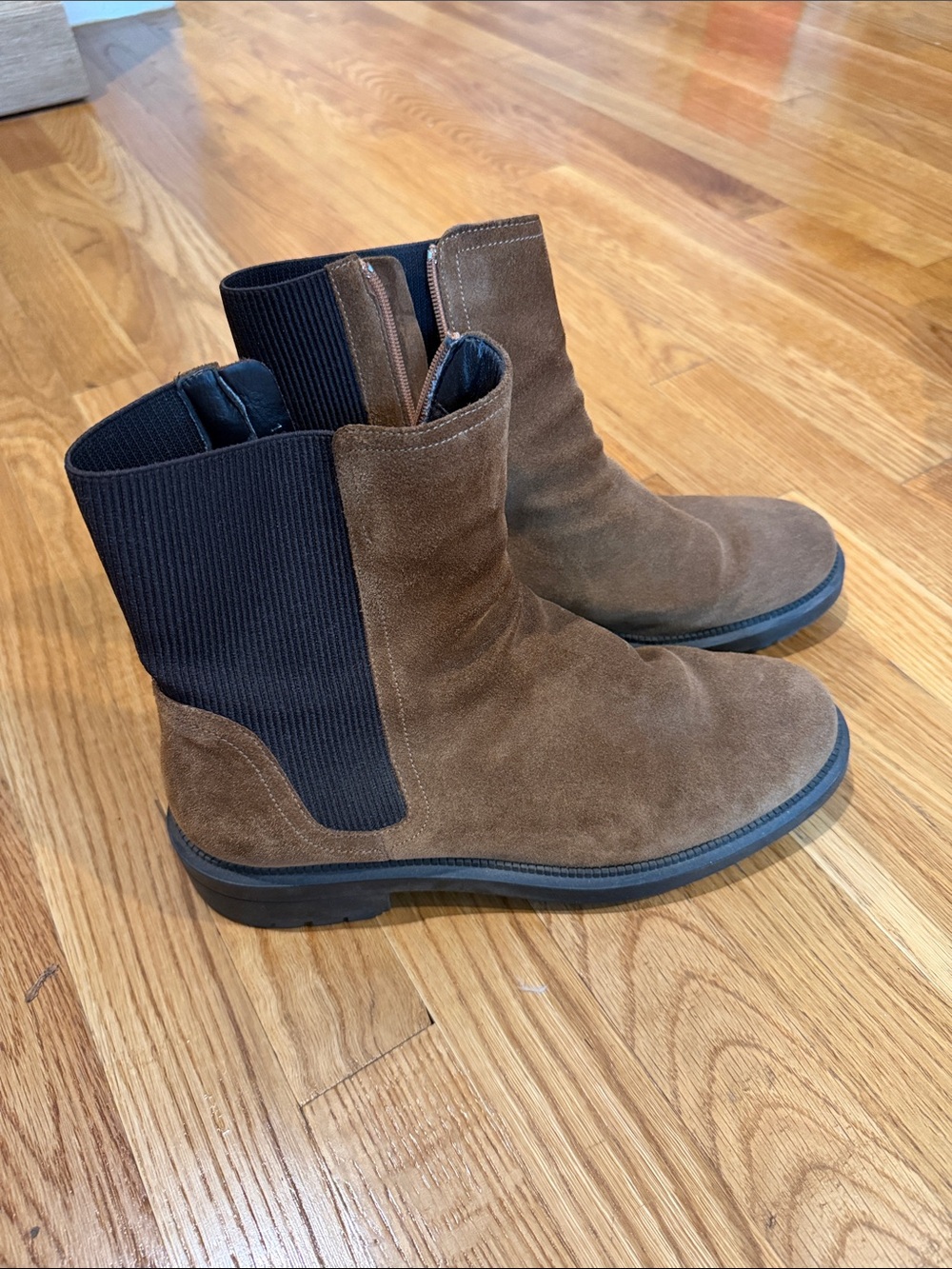 Aquatalia suede rain boots